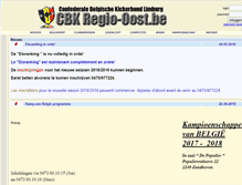 Tablet Screenshot of cbkregio-oost.be